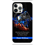 Personalized Blessed Are The Peacemaker Phone Case Printed 22FEB-DT11