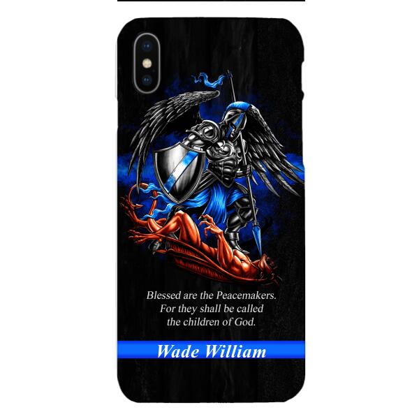 Personalized Blessed Are The Peacemaker Phone Case Printed 22FEB-DT11