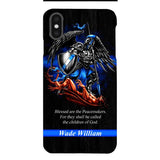Personalized Blessed Are The Peacemaker Phone Case Printed 22FEB-DT11