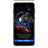 Personalized Blessed Are The Peacemaker Phone Case Printed 22FEB-DT11