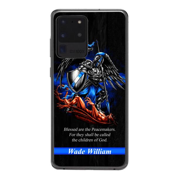 Personalized Blessed Are The Peacemaker Phone Case Printed 22FEB-DT11