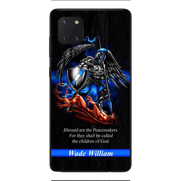 Personalized Blessed Are The Peacemaker Phone Case Printed 22FEB-DT11