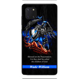 Personalized Blessed Are The Peacemaker Phone Case Printed 22FEB-DT11