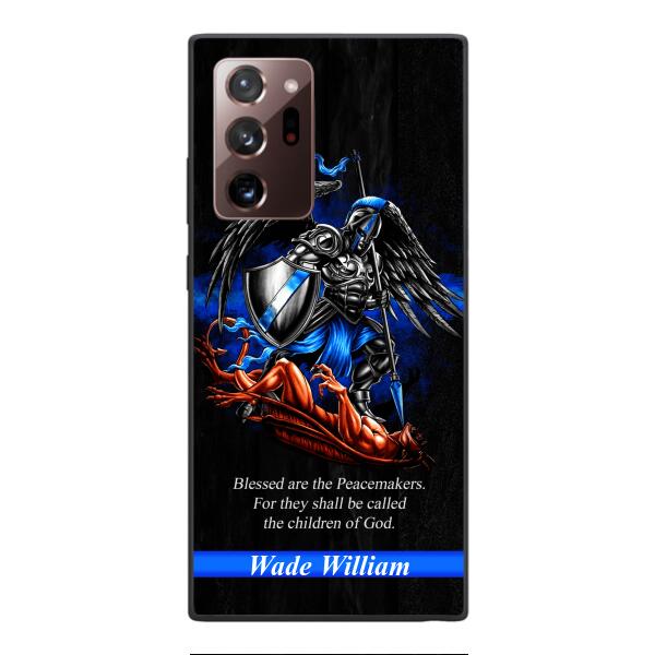 Personalized Blessed Are The Peacemaker Phone Case Printed 22FEB-DT11