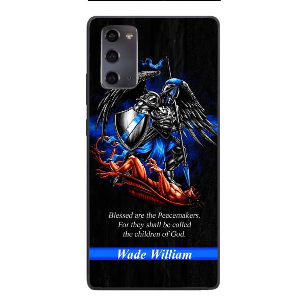 Personalized Blessed Are The Peacemaker Phone Case Printed 22FEB-DT11