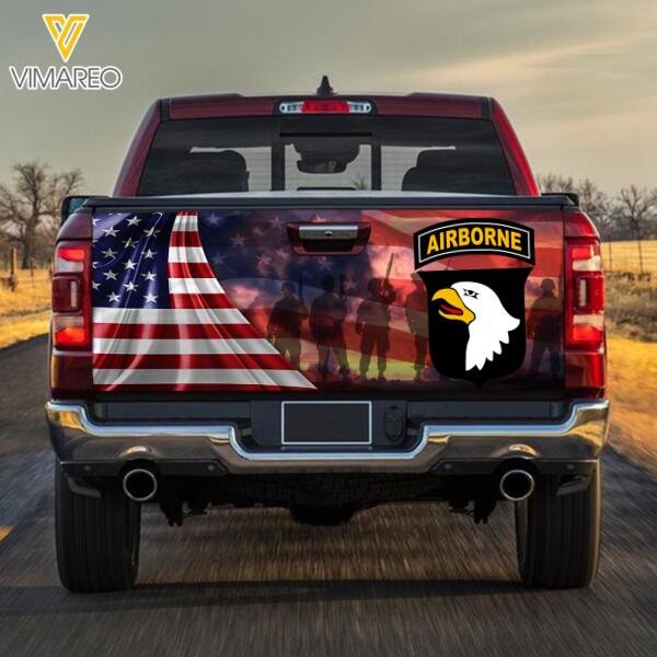 Personalized U.S Division Truck Tailgate Decal Printed 22FEB-MQ12