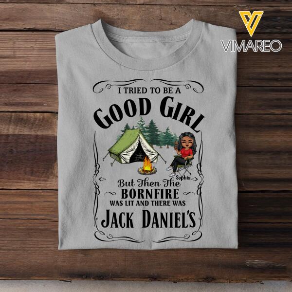 Personalized Good Girl Tshirt Printed 22FEB-DT14