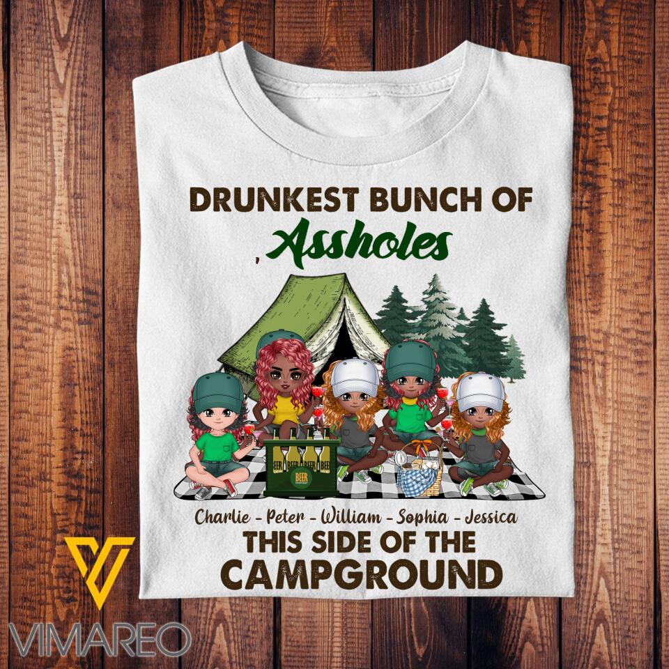 Personalized Camping Wine Tshirt Printed 22FEB-HC14
