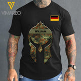 Personalized German Soldier Tshirt Printed 22FEB-HC16