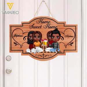 PERSONALIZED HOME SWEET HOME WOOD SIGN 22FEB-DT18