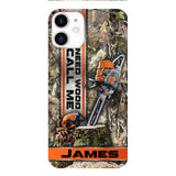 Personalized Arborist Phone Case Printed 22FEB-MQ21