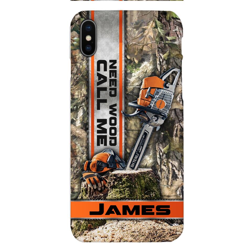 Personalized Arborist Phone Case Printed 22FEB-MQ21