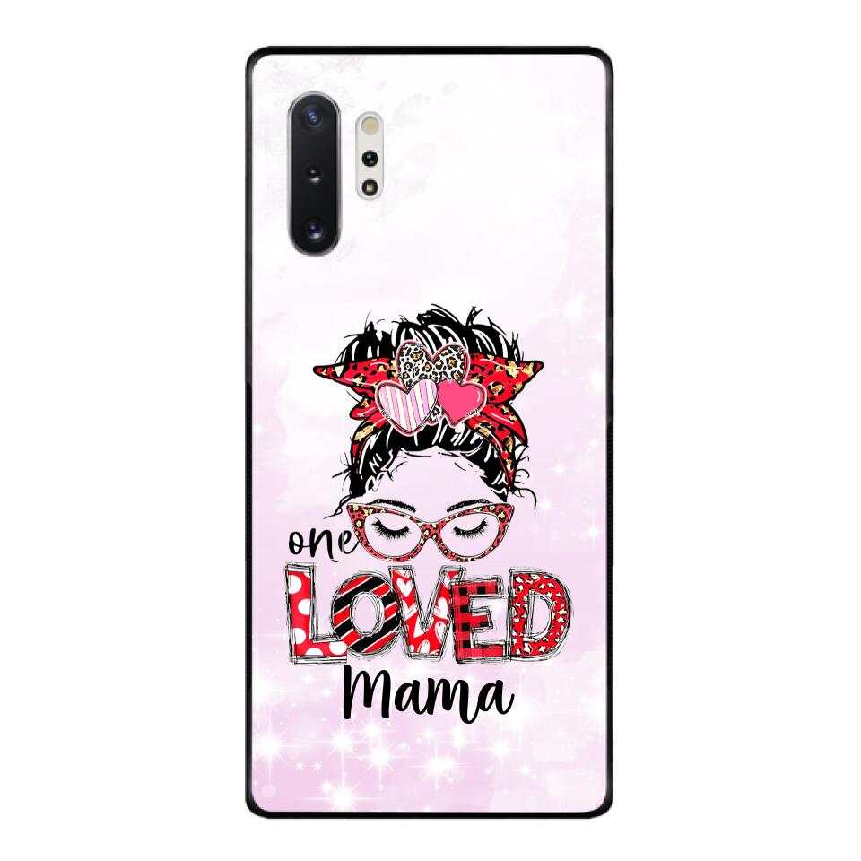 Personalized one Loved mama Phone Case Printed QT-LN21