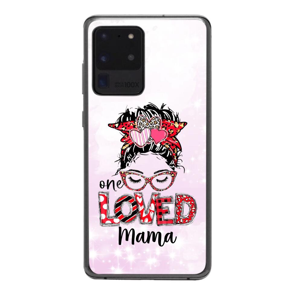 Personalized one Loved mama Phone Case Printed QT-LN21
