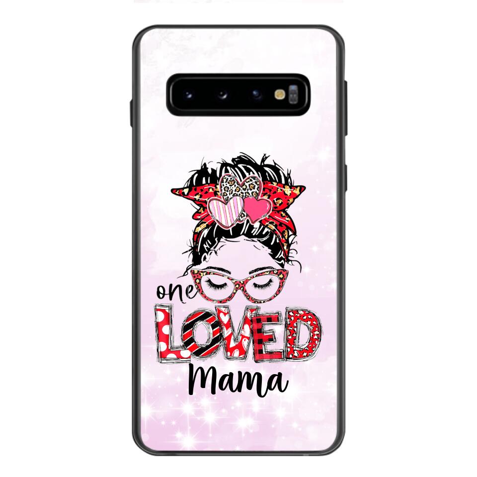 Personalized one Loved mama Phone Case Printed QT-LN21