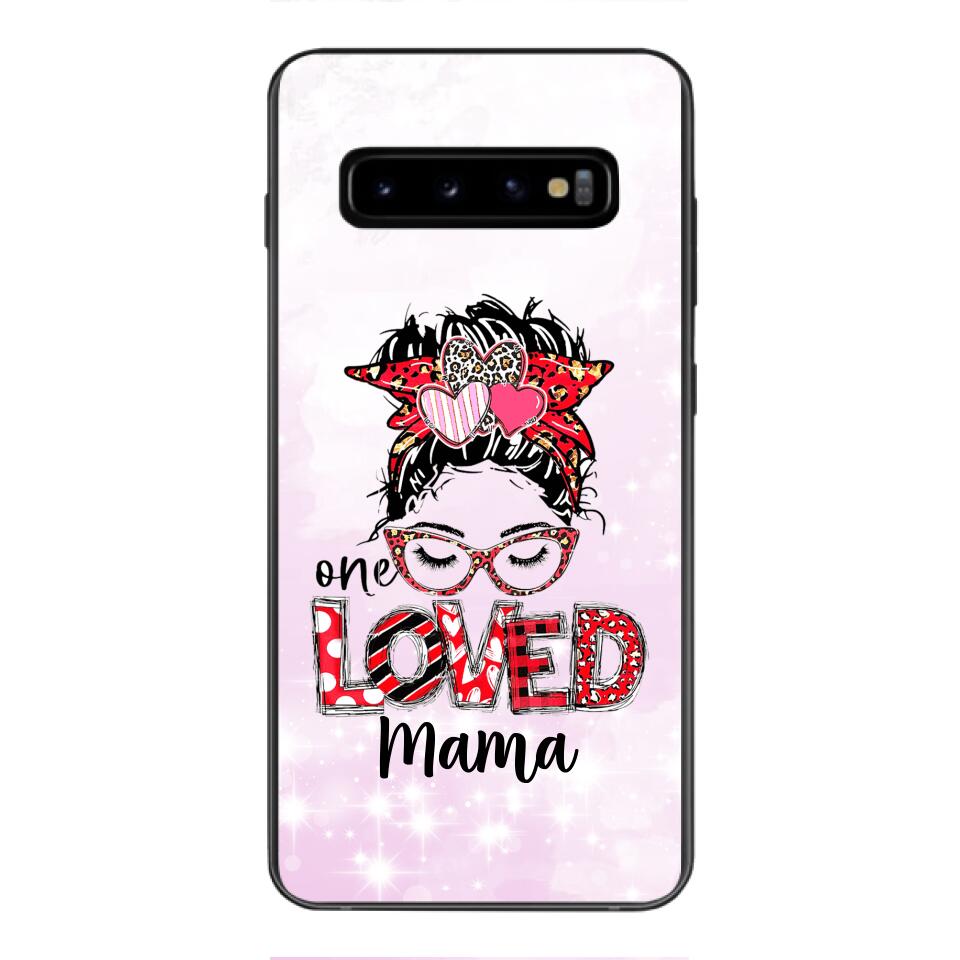 Personalized one Loved mama Phone Case Printed QT-LN21