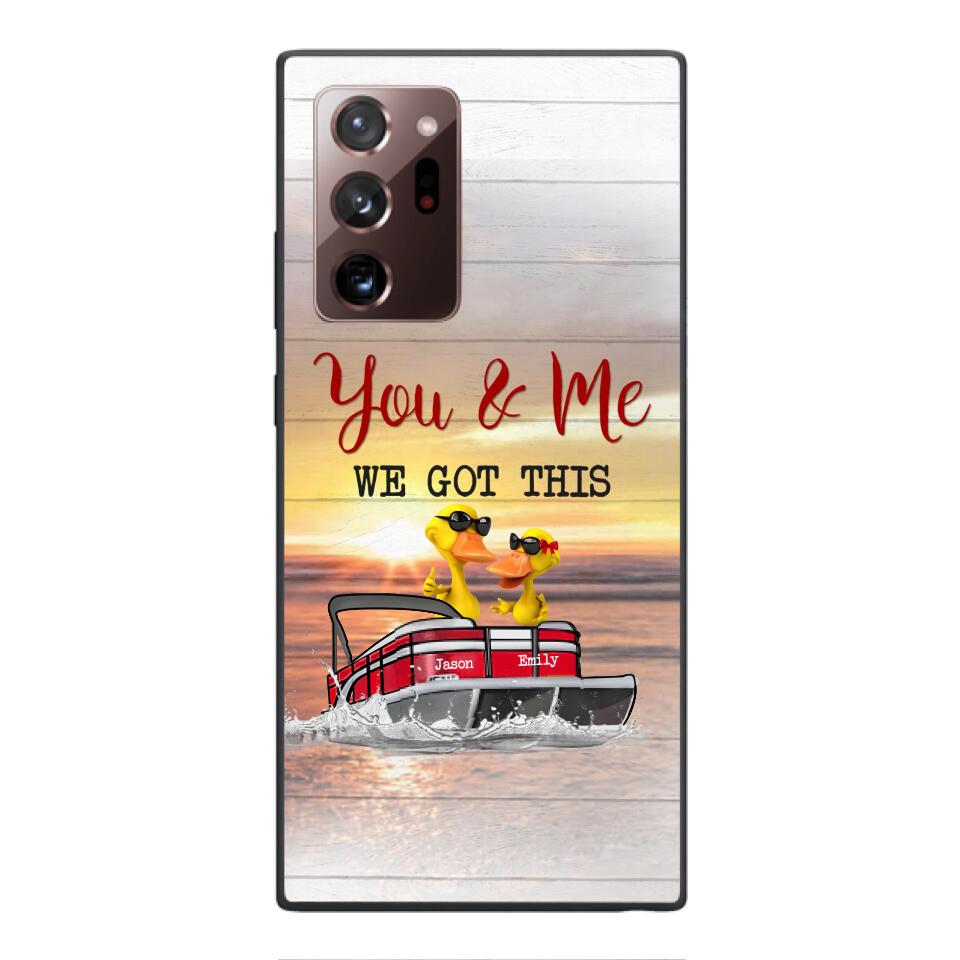 Personalized Duck pontoon Phone Case Printed QT-DT21