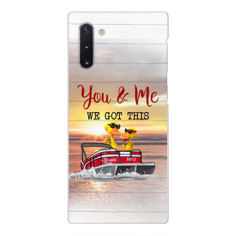 Personalized Duck pontoon Phone Case Printed QT-DT21