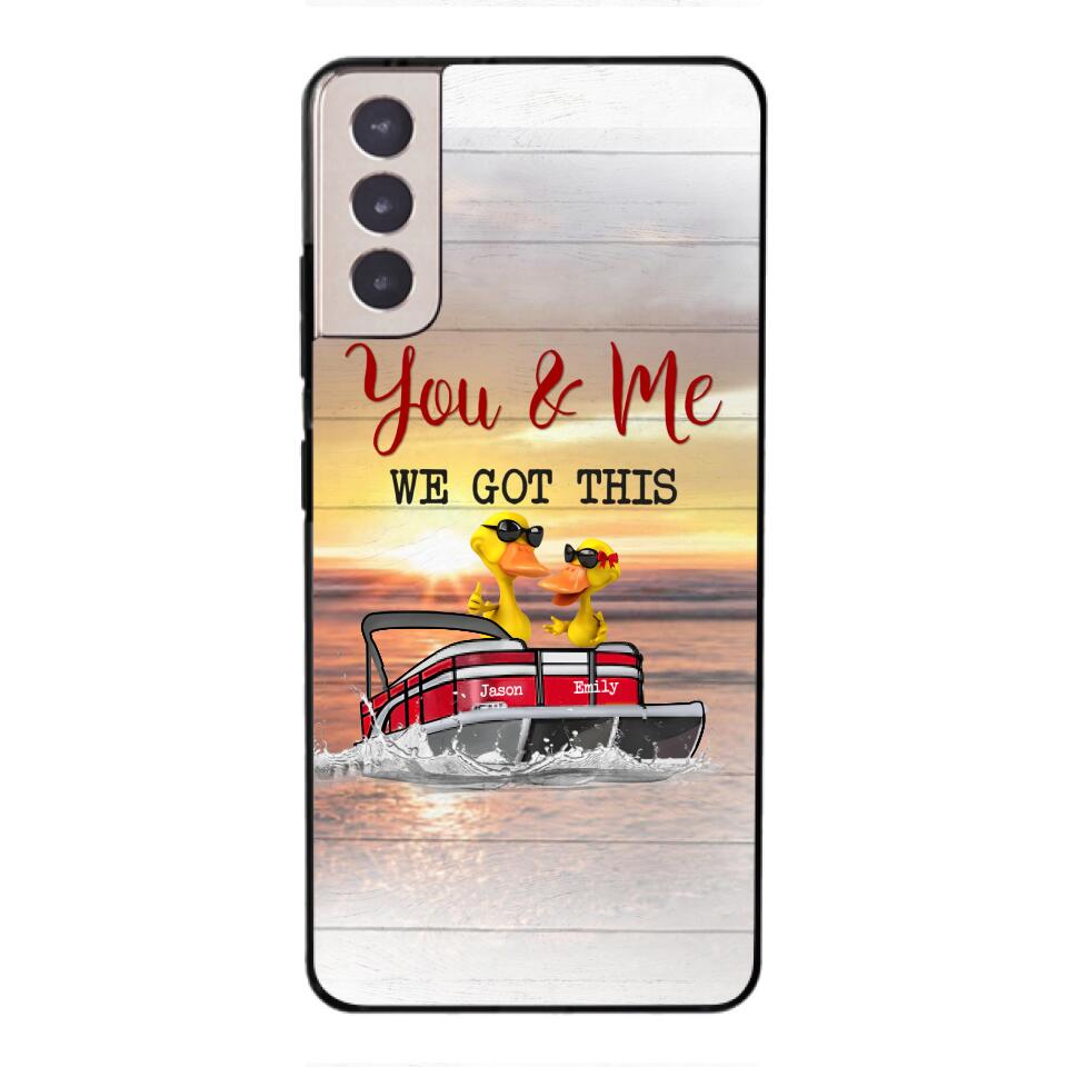 Personalized Duck pontoon Phone Case Printed QT-DT21