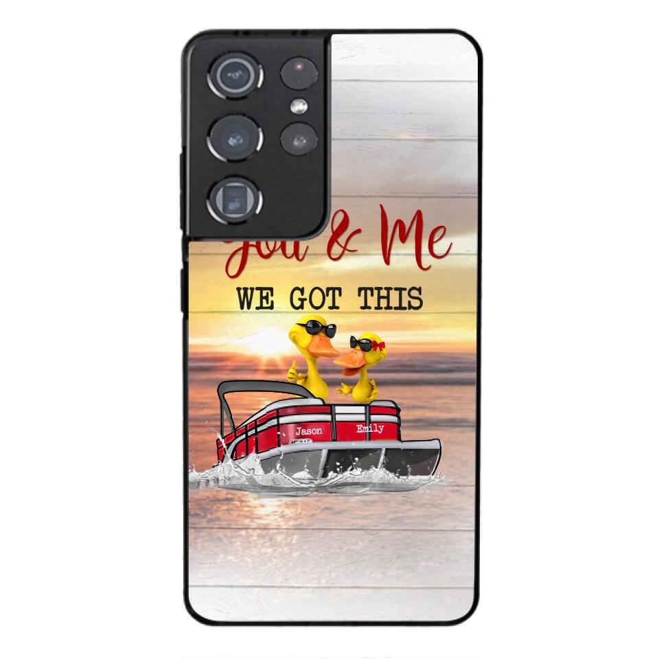 Personalized Duck pontoon Phone Case Printed QT-DT21
