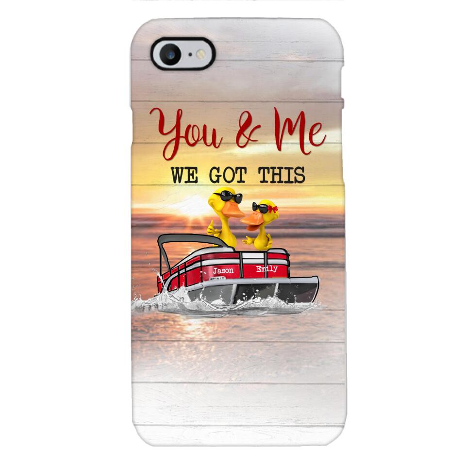 Personalized Duck pontoon Phone Case Printed QT-DT21