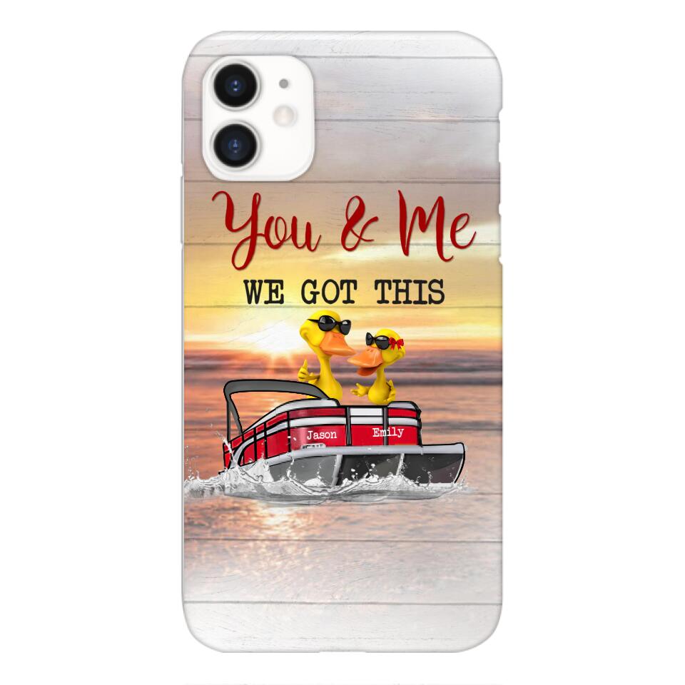 Personalized Duck pontoon Phone Case Printed QT-DT21