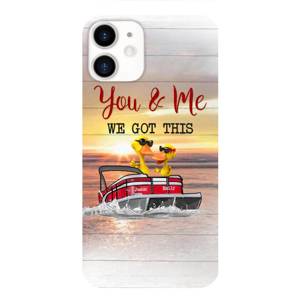 Personalized Duck pontoon Phone Case Printed QT-DT21