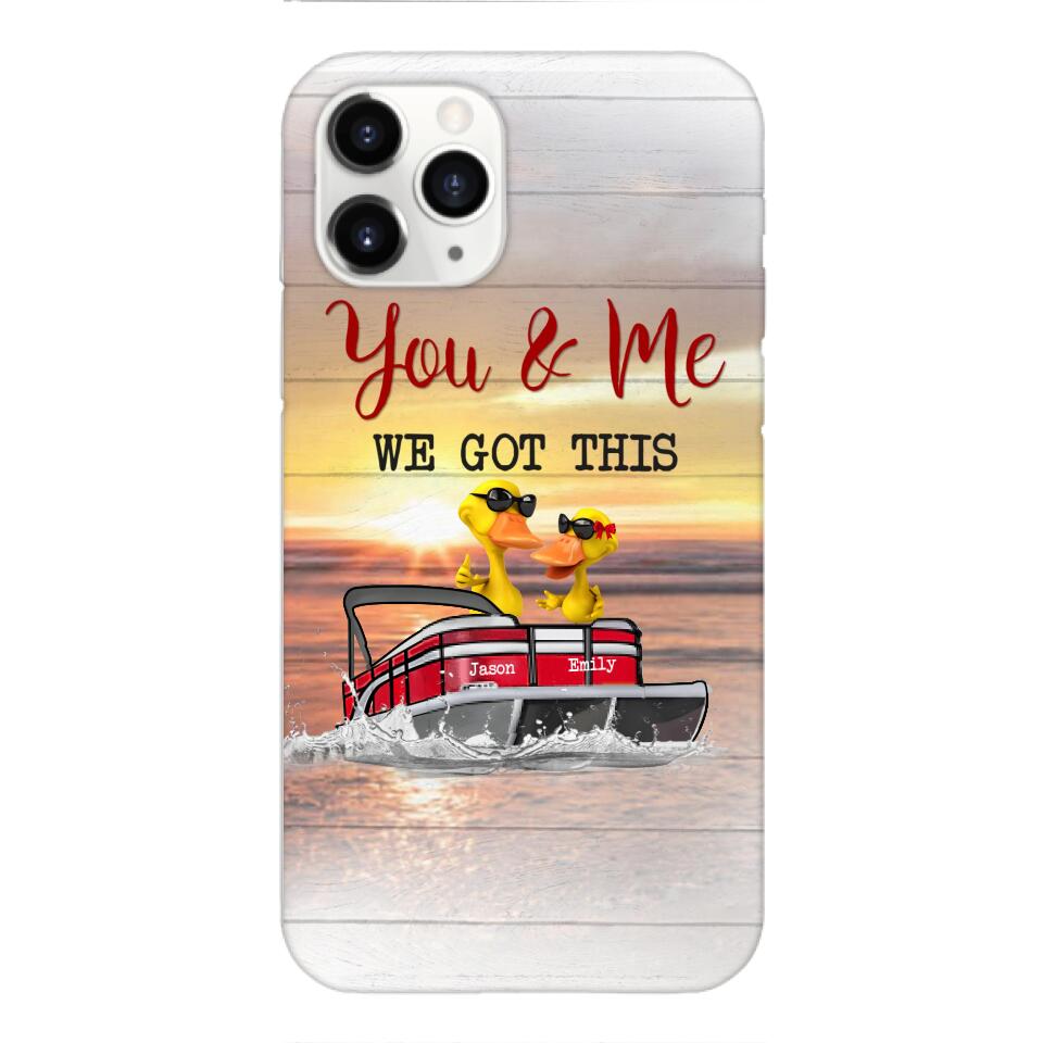 Personalized Duck pontoon Phone Case Printed QT-DT21