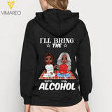 Personalized Besties Bring Forever Hoodie Printed 22FEB-DT25