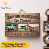 PERSONALIZED MAKING MEMORIES ONE CAMPSITE AT A TIME WOOD SIGN 22FEB-DT26