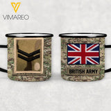 PERSONALIZED UK VETERAN CAMO MUG M3Q