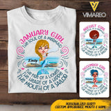 Personalized Mermaid Forever Tshirt Printed 22MAR-DT03
