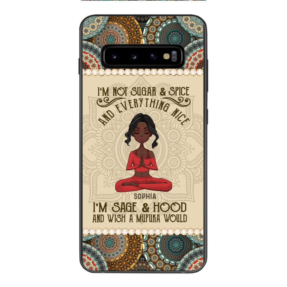 Personalized Girl Yoga Phone Case Printed 22MAR-QH03
