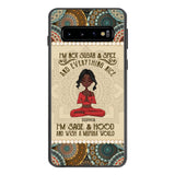 Personalized Girl Yoga Phone Case Printed 22MAR-QH03