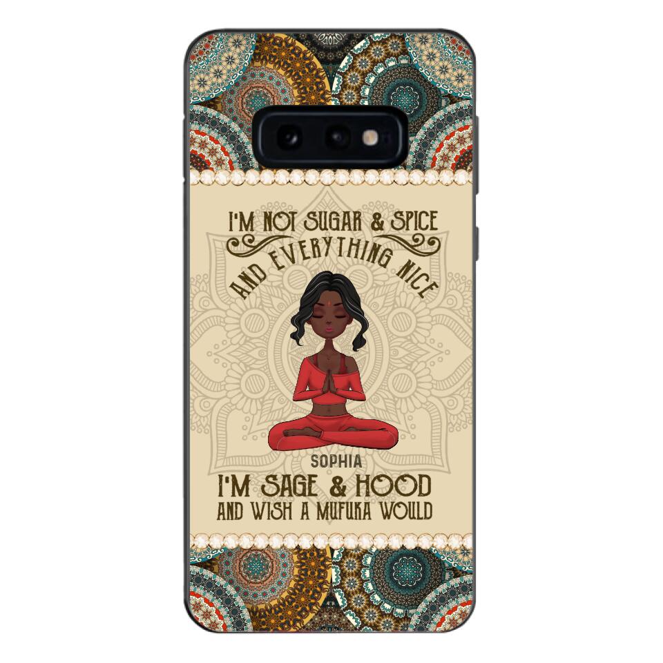 Personalized Girl Yoga Phone Case Printed 22MAR-QH03