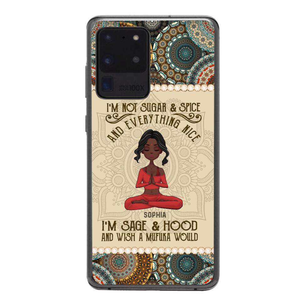 Personalized Girl Yoga Phone Case Printed 22MAR-QH03