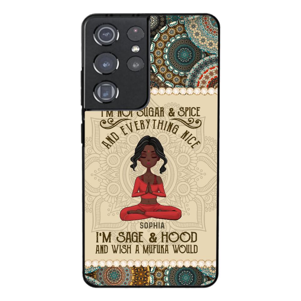 Personalized Girl Yoga Phone Case Printed 22MAR-QH03