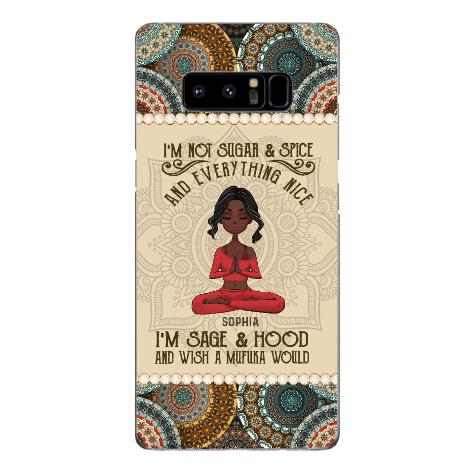 Personalized Girl Yoga Phone Case Printed 22MAR-QH03