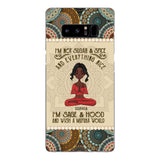 Personalized Girl Yoga Phone Case Printed 22MAR-QH03