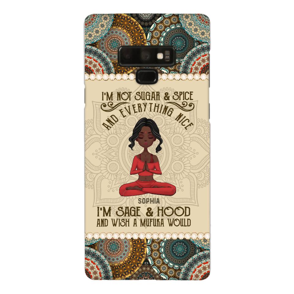 Personalized Girl Yoga Phone Case Printed 22MAR-QH03