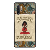 Personalized Girl Yoga Phone Case Printed 22MAR-QH03