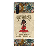 Personalized Girl Yoga Phone Case Printed 22MAR-QH03