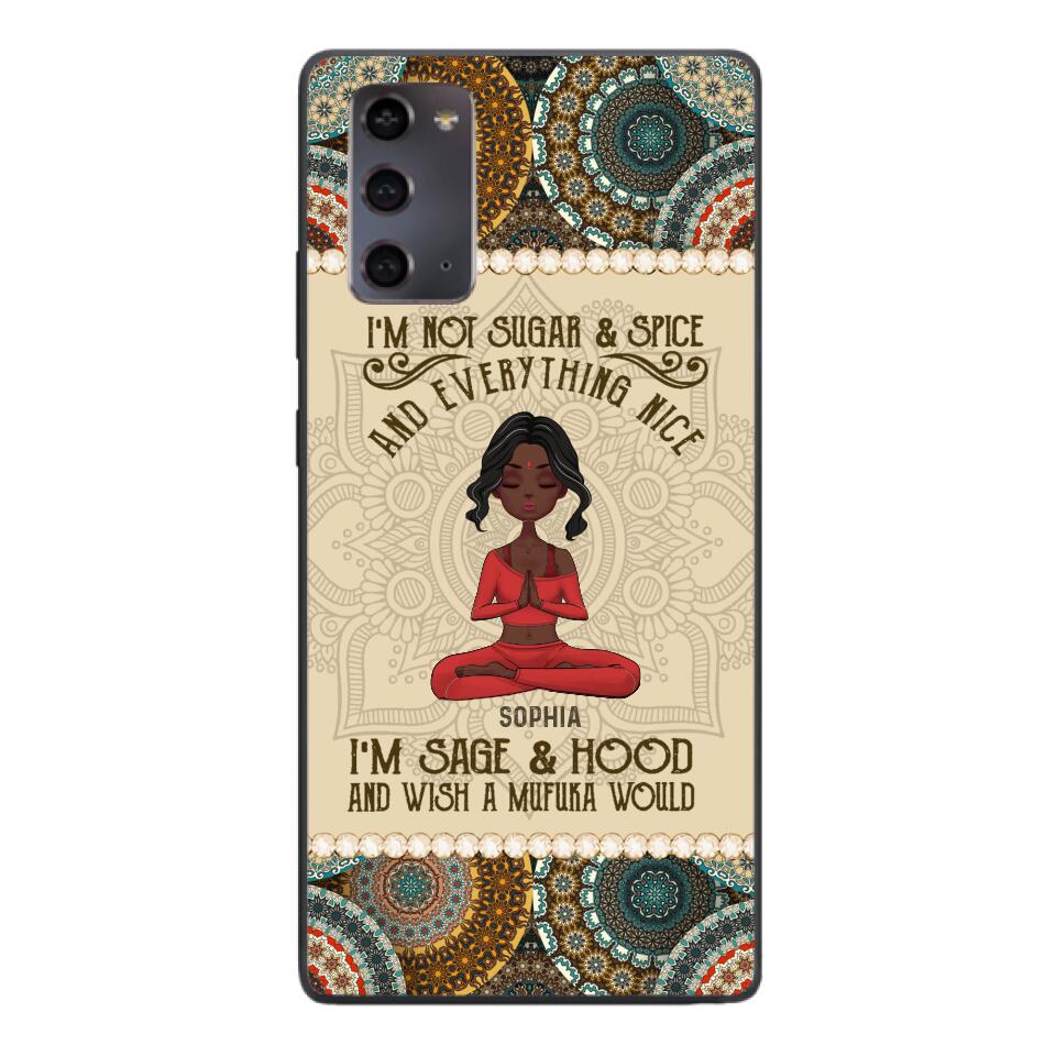 Personalized Girl Yoga Phone Case Printed 22MAR-QH03