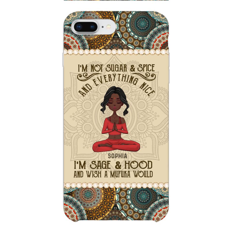 Personalized Girl Yoga Phone Case Printed 22MAR-QH03