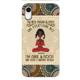 Personalized Girl Yoga Phone Case Printed 22MAR-QH03