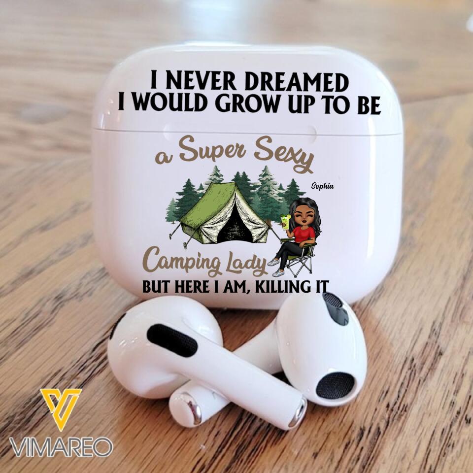 PERSONALIZED A SUPER SEXY CAMPING GIRL CASE AIRPOD 22JAN-HC25