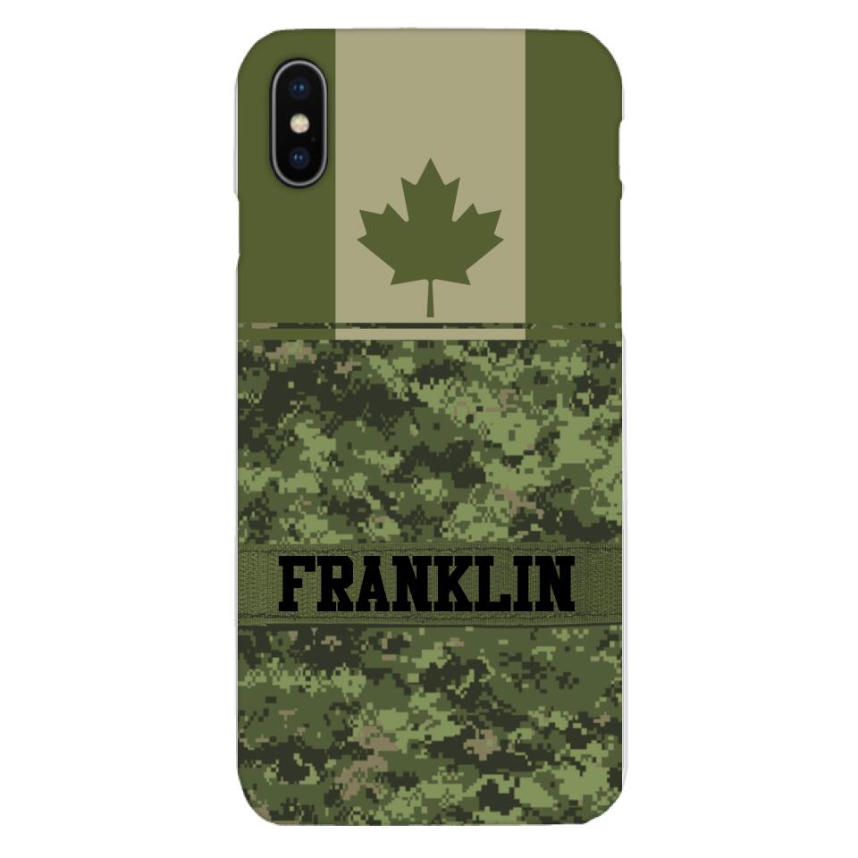 Personalized Canadian Camo Phone Case Printed 22MAR-DT07