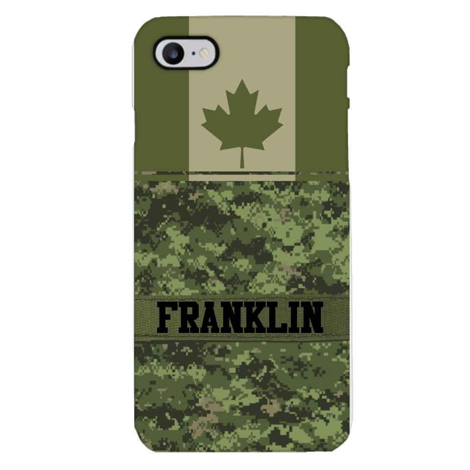 Personalized Canadian Camo Phone Case Printed 22MAR-DT07
