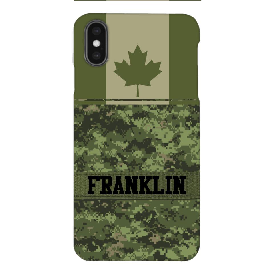 Personalized Canadian Camo Phone Case Printed 22MAR-DT07