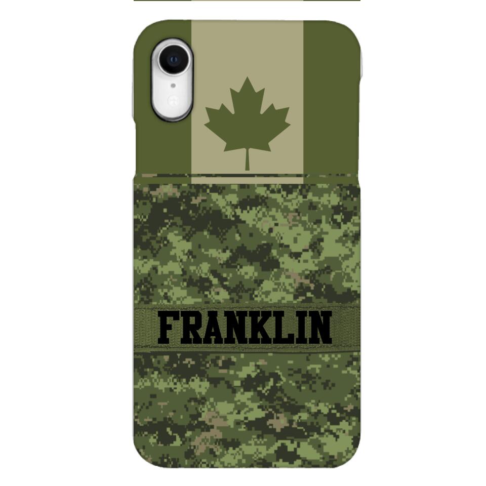 Personalized Canadian Camo Phone Case Printed 22MAR-DT07